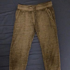 Army green joggers